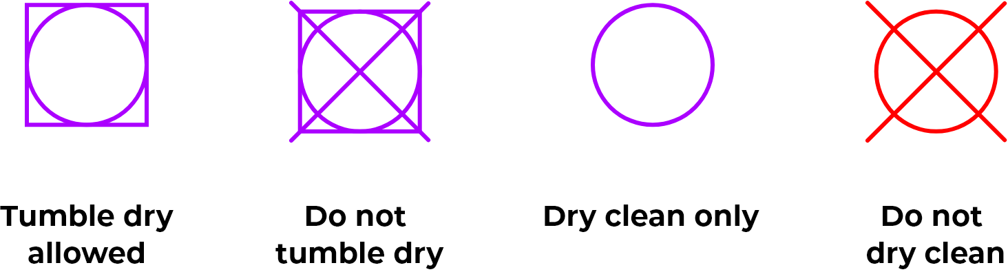 Dry clean symbol